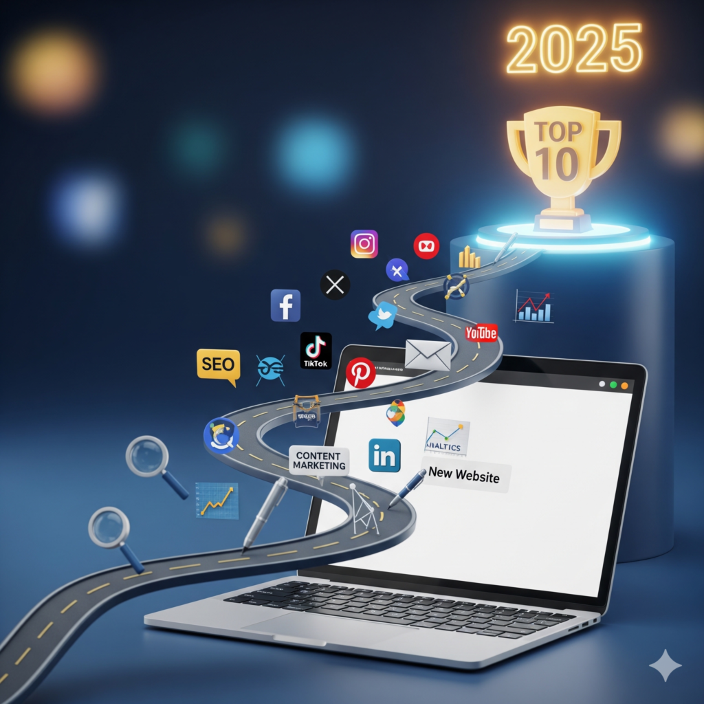 Как продвинуть новый сайт в 2025 году: полное пошаговое руководство от нуля до ТОП-10