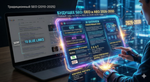 Будущее SEO: Полный гайд по GEO и AEO на 2026-2030 годы