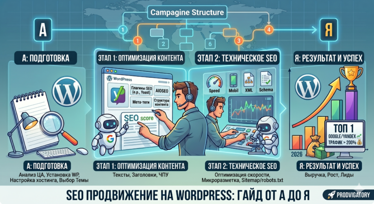 SEO-продвижение на WordPress: Полное руководство от А до Я